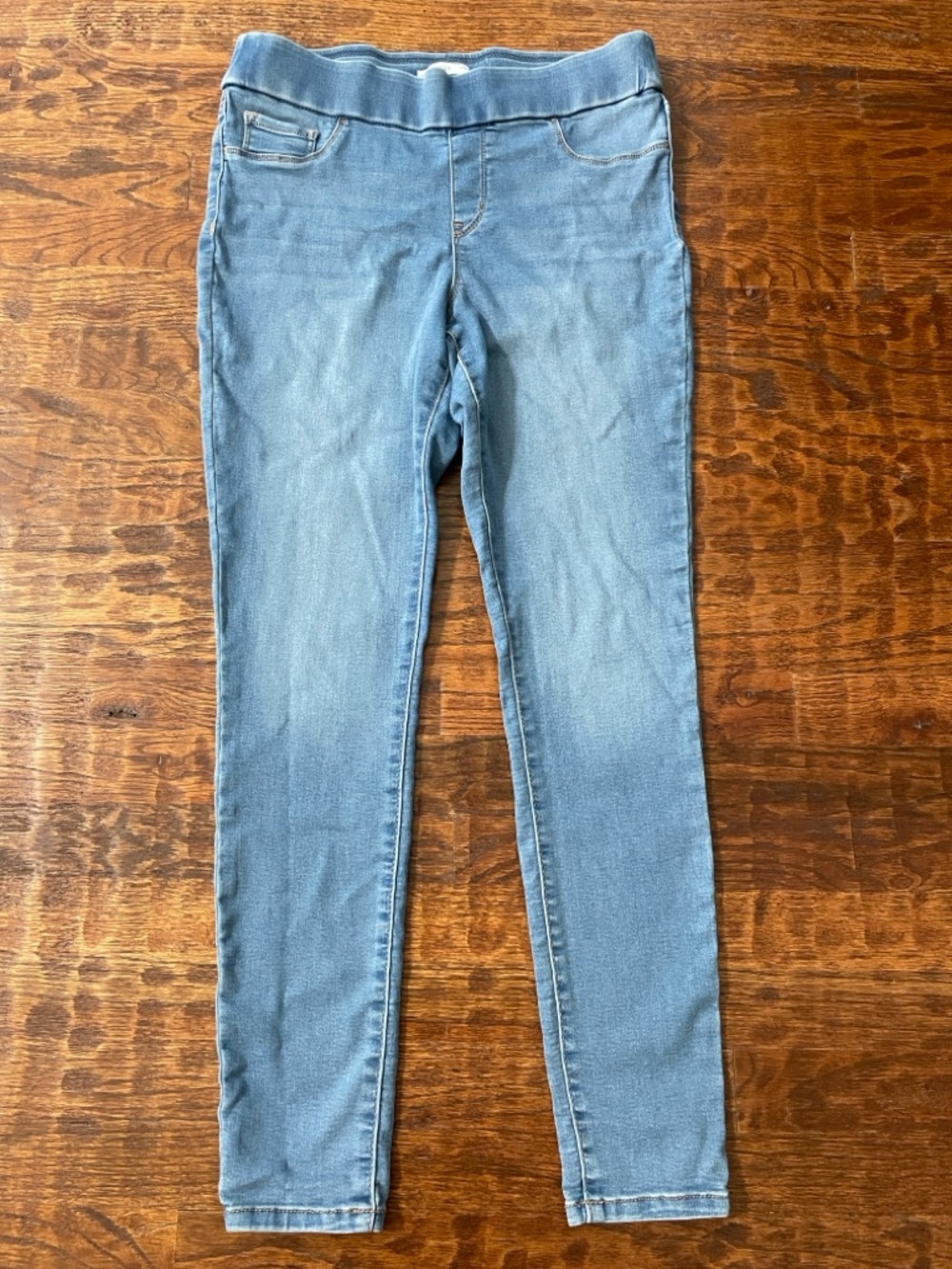 Nine West Light Blue Stretch Jeggings - Slim Pull-On Style